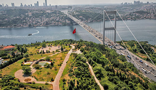トルコ共和国　ボスポラス海峡　イスタンブール